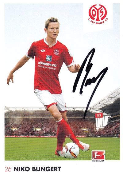 Autogramm Fussball | FSV Mainz 05 | 2015 | Niko BUNGERT