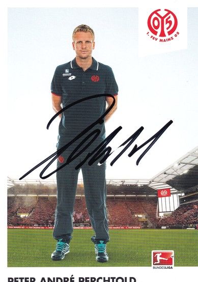 Autogramm Fussball | FSV Mainz 05 | 2015 | Peter PERCHTOLD