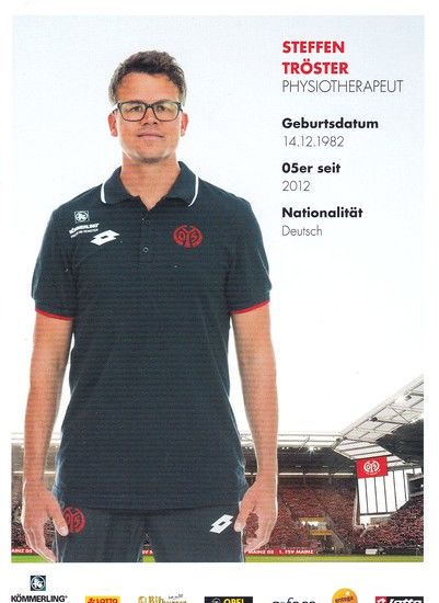 Autogramm Fussball | FSV Mainz 05 | 2015 | Steffen TRÖSTER