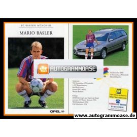 Autogramm Fussball | FC Bayern M&uuml;nchen | 1996 | Mario BASLER