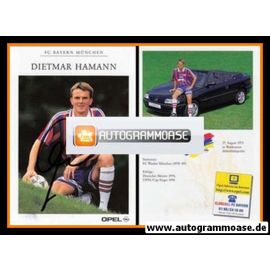 Autogramm Fussball | FC Bayern M&uuml;nchen | 1996 | Dietmar HAMANN 