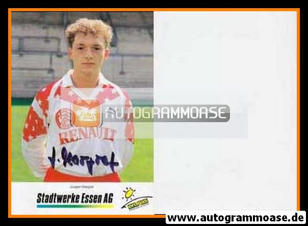 Autogramm Fussball | Rot-Weiss Essen | 1990 | Jürgen MARGREF