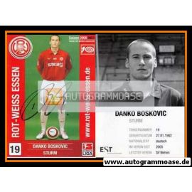 Autogramm Fussball | Rot-Weiss Essen | 2006 | Danko BOSKOVIC