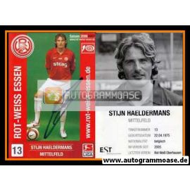 Autogramm Fussball | Rot-Weiss Essen | 2006 | Stijn HAELDERMANS