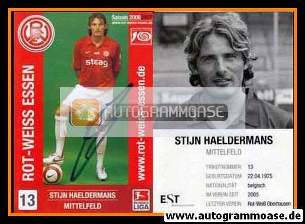 Autogramm Fussball | Rot-Weiss Essen | 2006 | Stijn HAELDERMANS