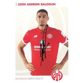 Autogramm Fussball | FSV Mainz 05 | 2016 | Leon ADEREMI BALOGUN