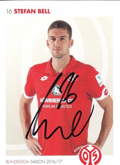 Autogramm Fussball | FSV Mainz 05 | 2016 | Stefan BELL