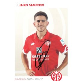 Autogramm Fussball | FSV Mainz 05 | 2016 | Jairo SAMPERIO