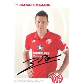 Autogramm Fussball | FSV Mainz 05 | 2016 | Gaetan BUSSMANN