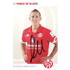 Autogramm Fussball | FSV Mainz 05 | 2016 | Pablo DE BLASIS