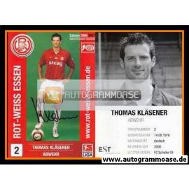 Autogramm Fussball | Rot-Weiss Essen | 2006 | Thomas KLÄSENER