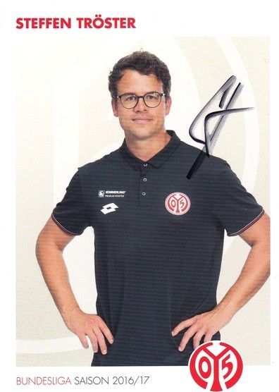 Autogramm Fussball | FSV Mainz 05 | 2016 | Steffen TRÖSTER