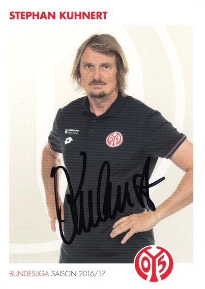 Autogramm Fussball | FSV Mainz 05 | 2016 | Stephan KUHNERT
