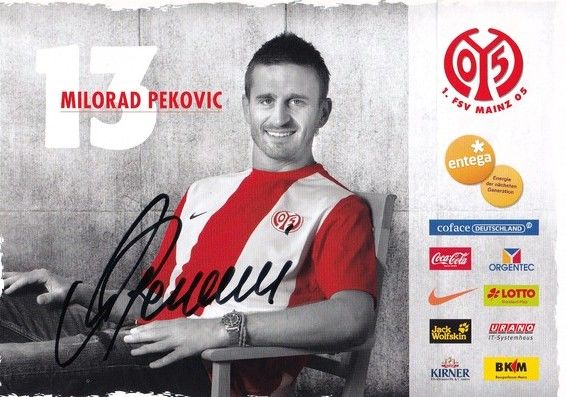Autogramm Fussball | FSV Mainz 05 | 2009 | Milorad PEKOVIC