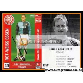 Autogramm Fussball | Rot-Weiss Essen | 2006 | Dirk LANGERBEIN
