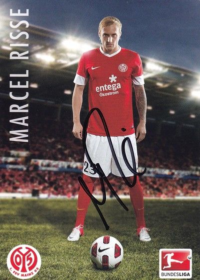 Autogramm Fussball | FSV Mainz 05 | 2012 | Marcel RISSE