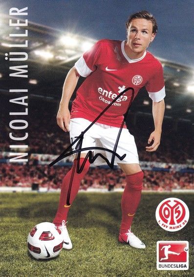 Autogramm Fussball | FSV Mainz 05 | 2012 | Nicolai MÜLLER