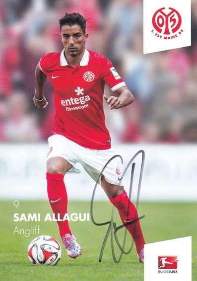 Autogramm Fussball | FSV Mainz 05 | 2014 | Sami ALLAGUI