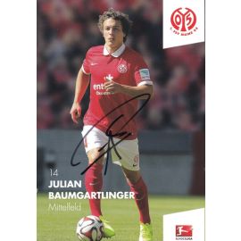 Autogramm Fussball | FSV Mainz 05 | 2014 | Julian BAUMGARTLINGER