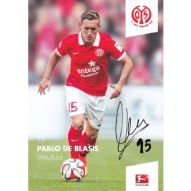 Autogramm Fussball | FSV Mainz 05 | 2014 | Pablo DE BLASIS