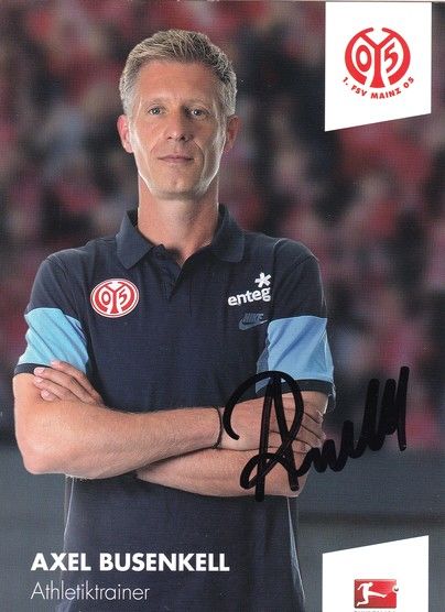 Autogramm Fussball | FSV Mainz 05 | 2014 | Axel BUSENKELL