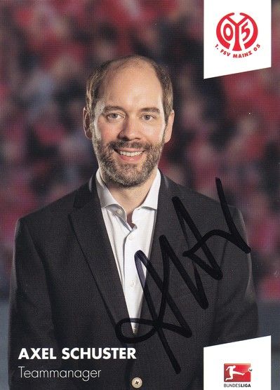 Autogramm Fussball | FSV Mainz 05 | 2014 | Axel SCHUSTER