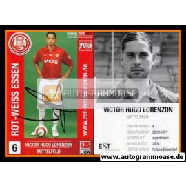Autogramm Fussball | Rot-Weiss Essen | 2006 | Victor Hugo LORENZON