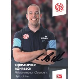 Autogramm Fussball | FSV Mainz 05 | 2014 | Christopher ROHRBECK