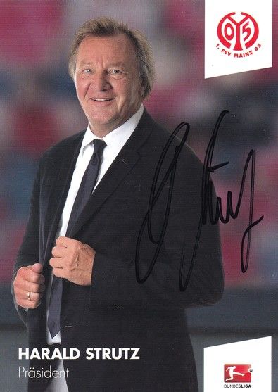 Autogramm Fussball | FSV Mainz 05 | 2014 | Harald STRUTZ