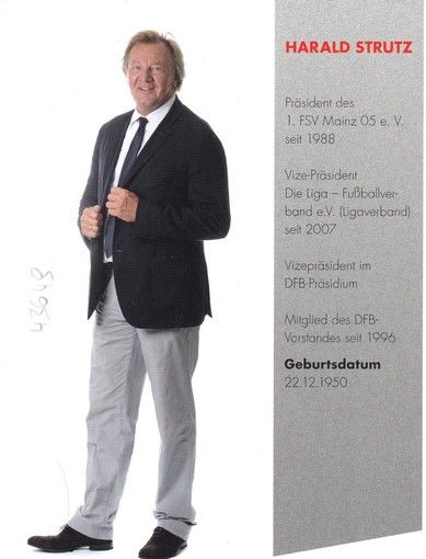 Autogramm Fussball | FSV Mainz 05 | 2014 | Harald STRUTZ