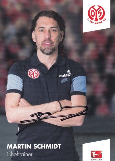 Autogramm Fussball | FSV Mainz 05 | 2014 | Martin SCHMIDT
