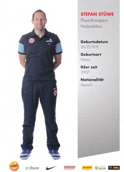 Autogramm Fussball | FSV Mainz 05 | 2014 | Stefan STÜWE