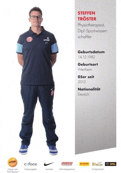Autogramm Fussball | FSV Mainz 05 | 2014 | Steffen TRÖSTER