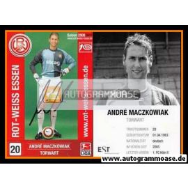 Autogramm Fussball | Rot-Weiss Essen | 2006 | Andre MACZKOWIAK