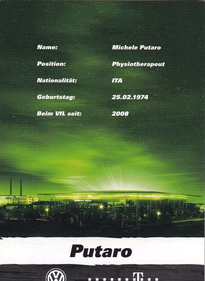 Autogramm Fussball | VfL Wolfsburg | 2010 | Michele PUTARO