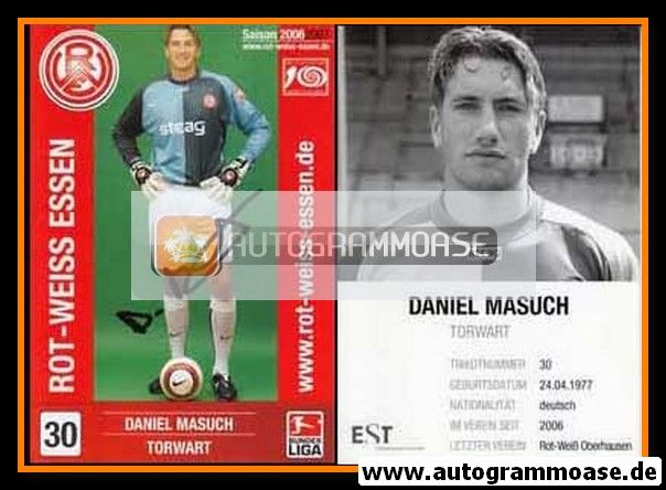 Autogramm Fussball | Rot-Weiss Essen | 2006 | Daniel MASUCH