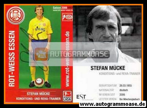 Autogramm Fussball | Rot-Weiss Essen | 2006 | Stefan MÜCKE