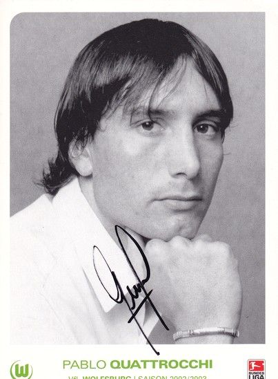 Autogramm Fussball | VfL Wolfsburg | 2002 | Pablo QUATTROCCHI