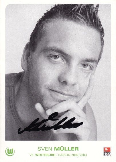Autogramm Fussball | VfL Wolfsburg | 2002 | Sven MÜLLER