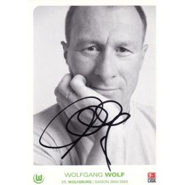 Autogramm Fussball | VfL Wolfsburg | 2002 | Wolfgang WOLF