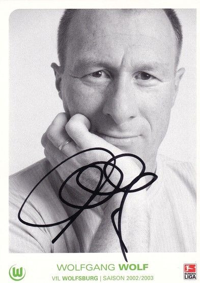 Autogramm Fussball | VfL Wolfsburg | 2002 | Wolfgang WOLF