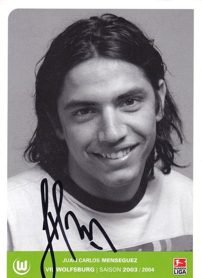 Autogramm Fussball | VfL Wolfsburg | 2003 | Juan Carlos MENSEGUEZ