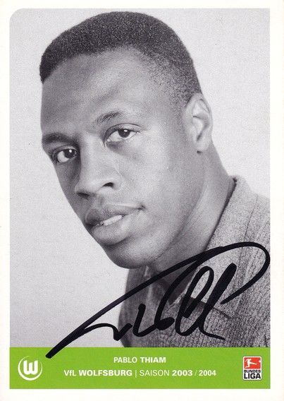 Autogramm Fussball | VfL Wolfsburg | 2003 | Pablo THIAM