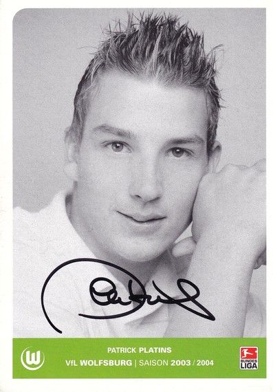 Autogramm Fussball | VfL Wolfsburg | 2003 | Patrick PLATINS