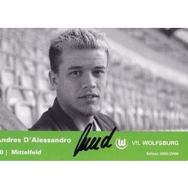 Autogramm Fussball | VfL Wolfsburg | 2005 | Andres D´ALESSANDRO