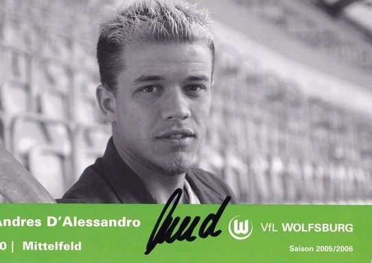 Autogramm Fussball | VfL Wolfsburg | 2005 | Andres D´ALESSANDRO