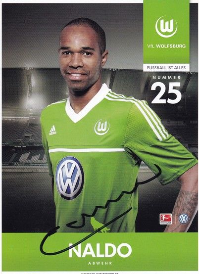 Autogramm Fussball | VfL Wolfsburg | 2012 | NALDO