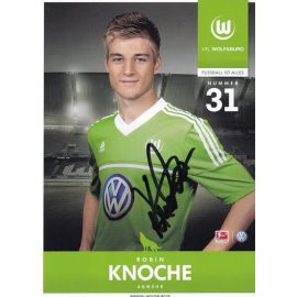 Autogramm Fussball | VfL Wolfsburg | 2012 | Robin KNOCHE