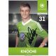 Autogramm Fussball | VfL Wolfsburg | 2012 | Robin KNOCHE