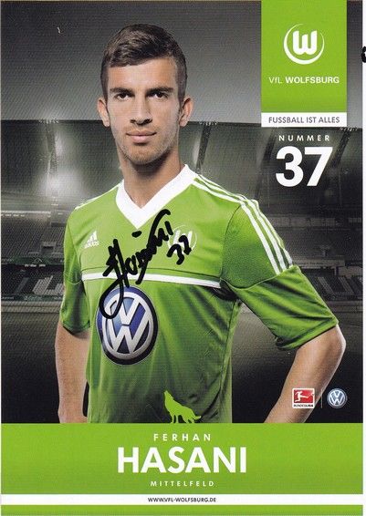 Autogramm Fussball | VfL Wolfsburg | 2012 | Ferhan HASANI